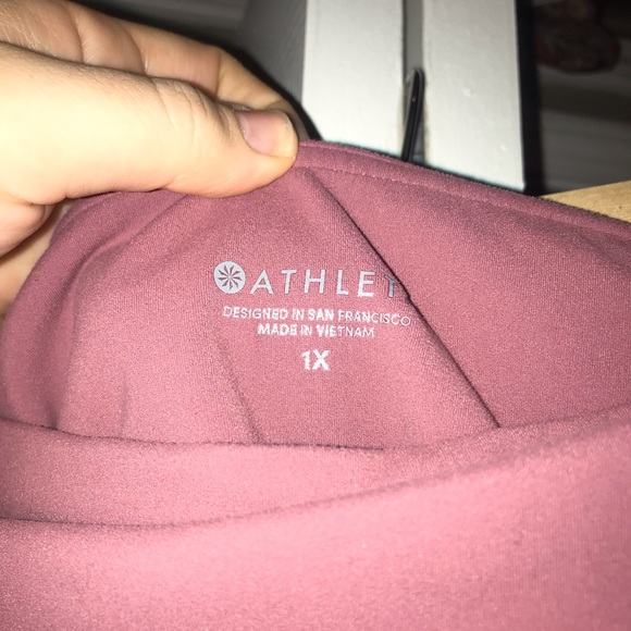 Mauve Athleta Leggings - Picture 1 of 5